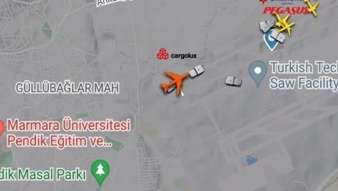Yabancı Kargo Uçağı Sabiha Gökçen Havalimanı’na Acil İniş Yaptı