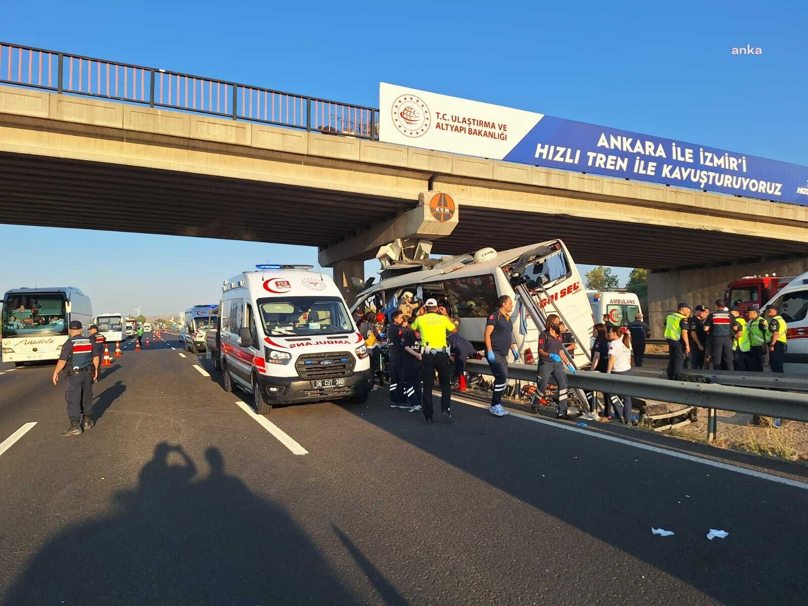 Ankara’da Feci Otobüs Kazası 9 Ölü, 26 Yaralı