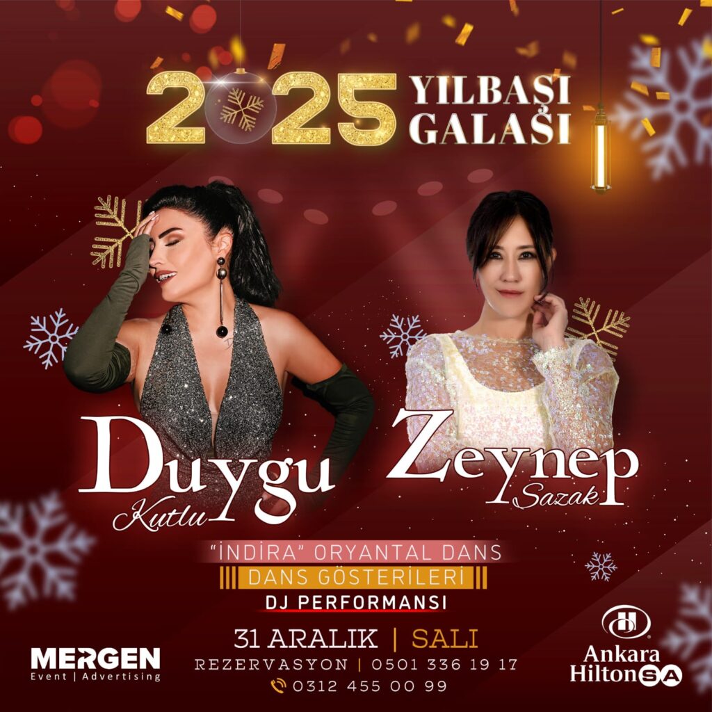 Mergen Organizasyon ve Ankara HiltonSA İş Birliğiyle Yılbaşı Coşkusu Sizi Bekliyor