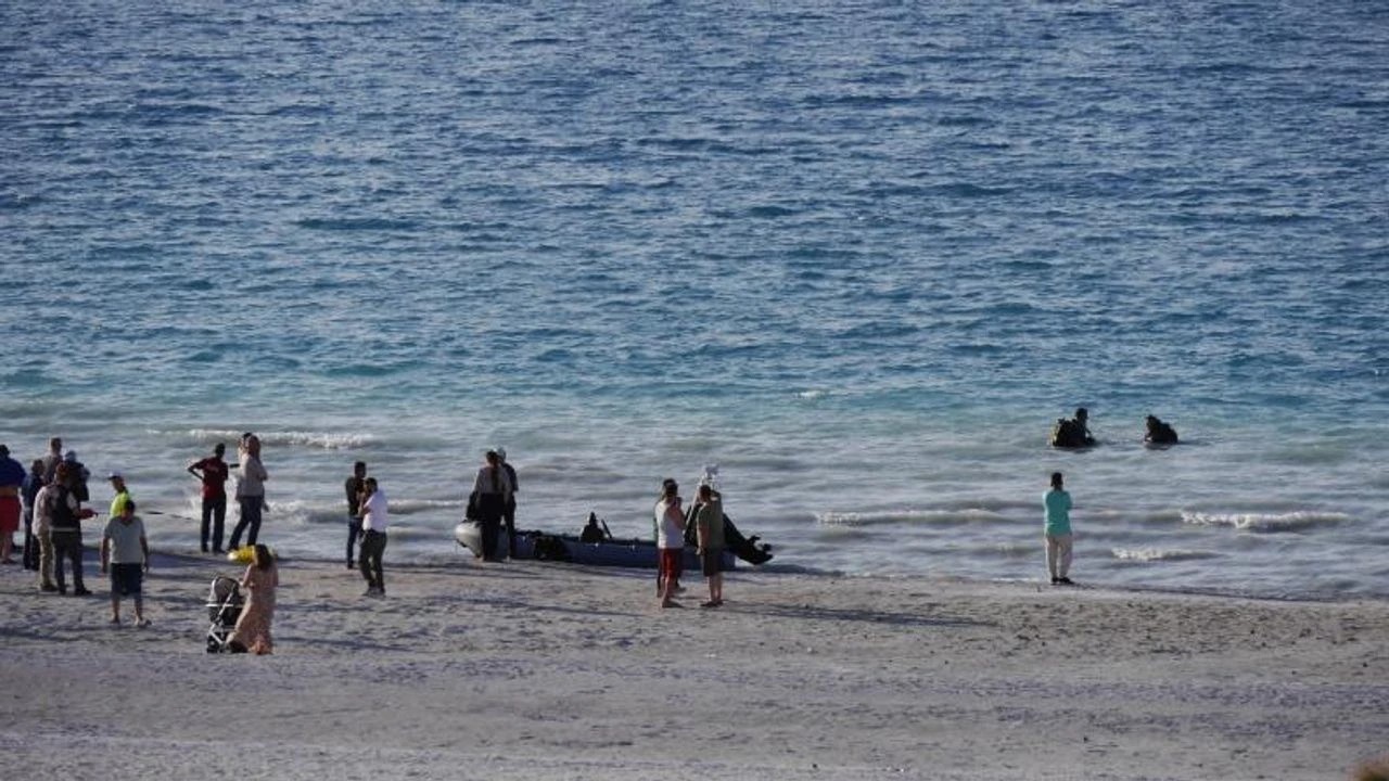 Salda Gölü’nde Feci Olay