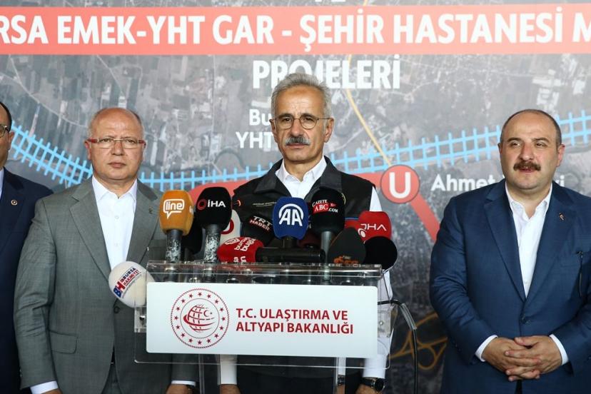 Abdulkadir Uraloğlu: Bursa Hızlı Tren Hattı, 2026 ortasında hizmete açılacak