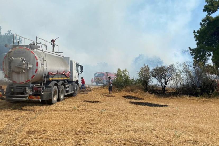 Çanakkale’de orman yangını kontrol altında
