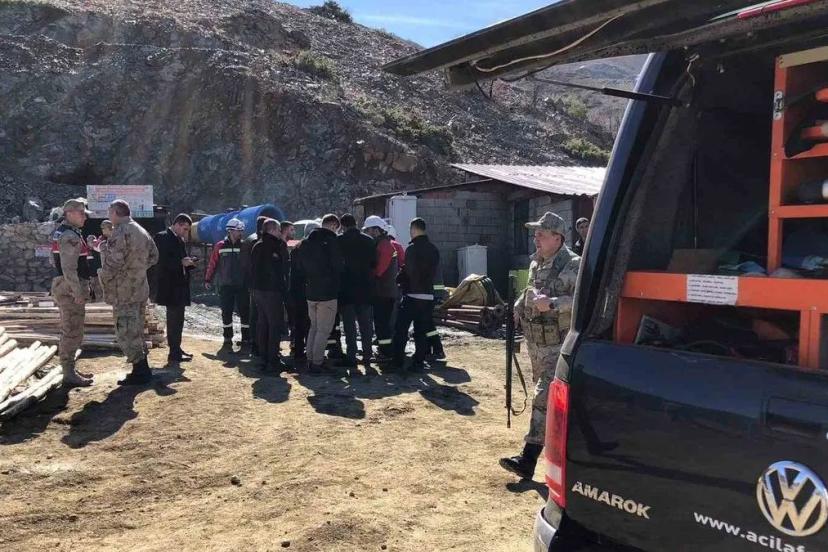 Elazığ’da maden ocağında göçük meydana geldi: 1 işçi mahsur kaldı