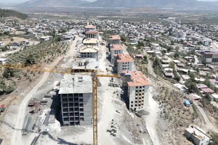 Hatay’da 622 afet konutunun yapımı devam ediyor