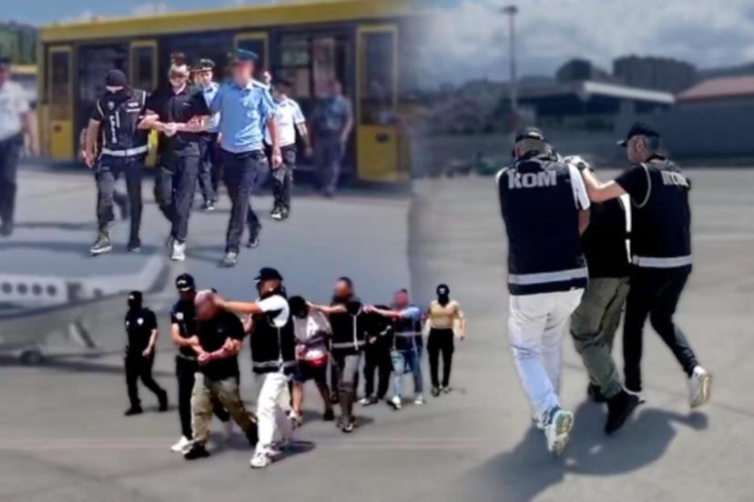 Kırmızı bültenle aranan 3 suçlu Türkiye’ye getirildi