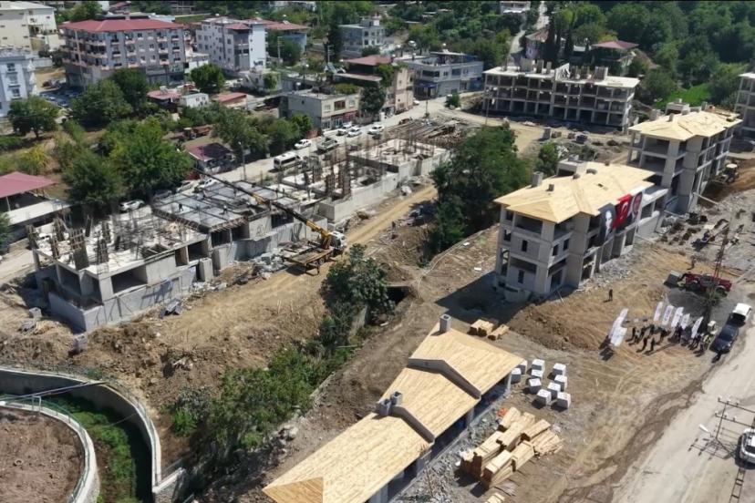 Osmaniye’de rezerv alan inşaatları hızla yükseliyor