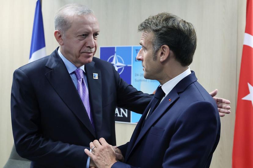 SON DAKİKA! Cumhurbaşkanı Erdoğan, Fransa Cumhurbaşkanı Macron ile görüştü