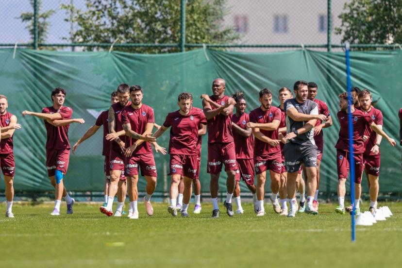Trabzonspor’da sabah antrenmanı yapıldı