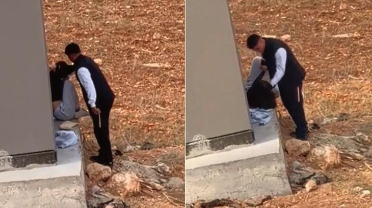 Adana’da Boş Arazide Şiddet Anları Kamerada