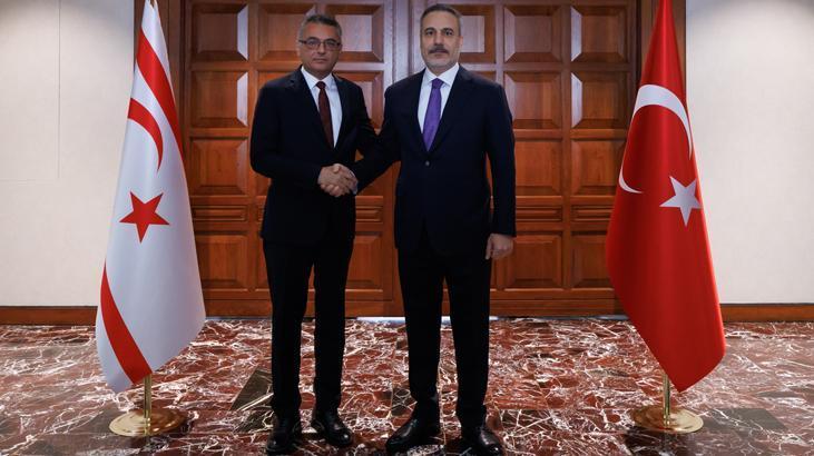 Bakan Fidan, KKTC Cumhurbaşkanı Erhürman ile Ankara’da Görüştü