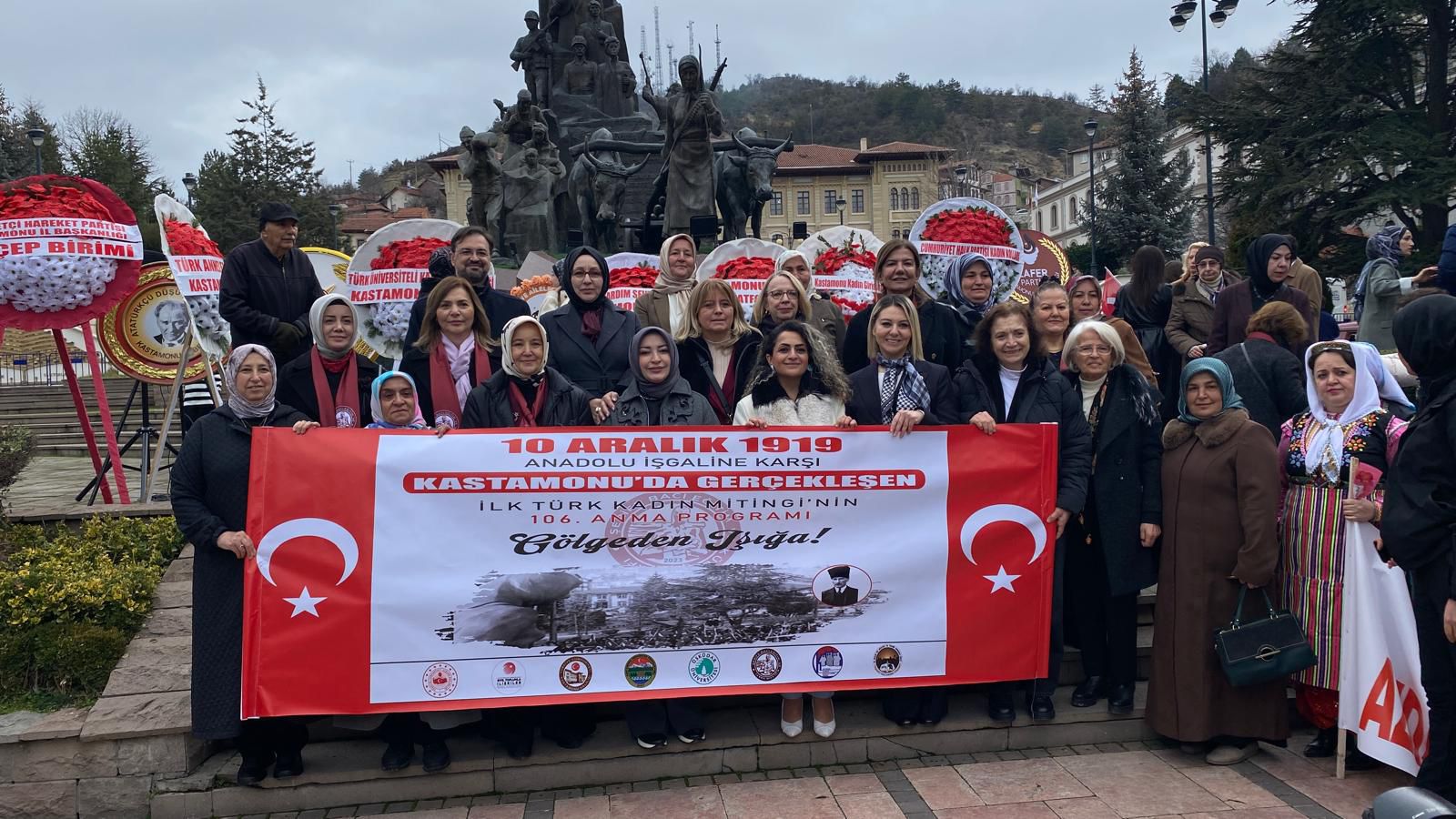 Kastamonu’da “İlk Türk Kadın Mitingi”nin 106. Yılı Coşkuyla Anıldı.