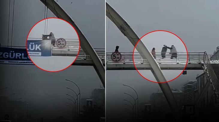 Kameraya Yansıyan Şiddet Üst Geçitte Çocuklara Dayağın Görüntüsü Ortaya Çıktı